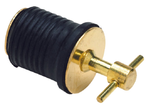 SeaChoice Twist-Lock Brass Drain Plug 1-1/4" Inch.