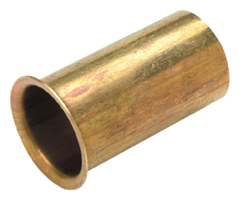 SeaChoice Brass Drain Tube, 6 in. Long, 1 in. ID, 90-Degree Flange on One End.