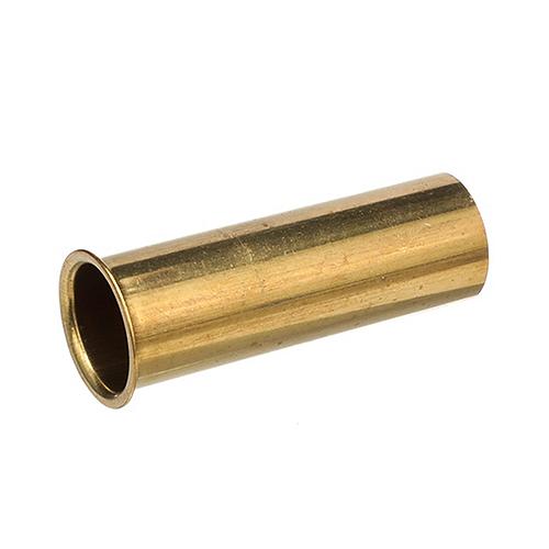 SeaChoice Brass Drain Tube, 6 in. Long, 1 in. ID, 90-Degree Flange on One End.