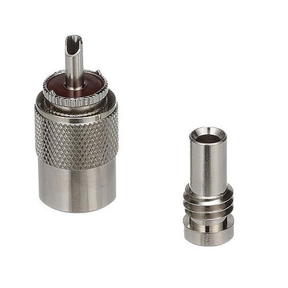 SeaChoice PL259 w/ UG175 Adapter, VHF Cable Antenna Connector.