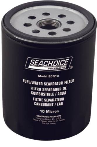 SeaChoice Water Separating Fuel Filter, Small Hole -YAMAHA 10 Micron