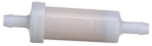 SeaChoice In-Line Fuel Filter, 3/8" Inch Molded White Plastic. 20 Micron.