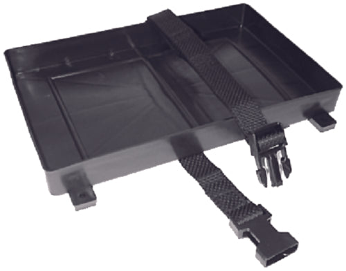 SeaChoice Battery Tray with Hold Down Strap - Group 29-31.