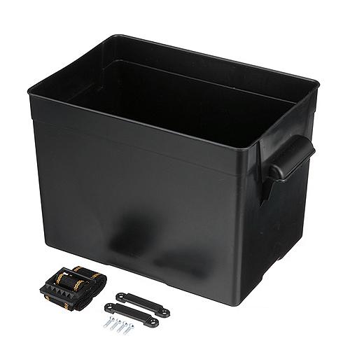 SeaChoice USCG-Approved Marine Group 24 Series Standard Battery Box with Strap &amp; Mounting Kit.