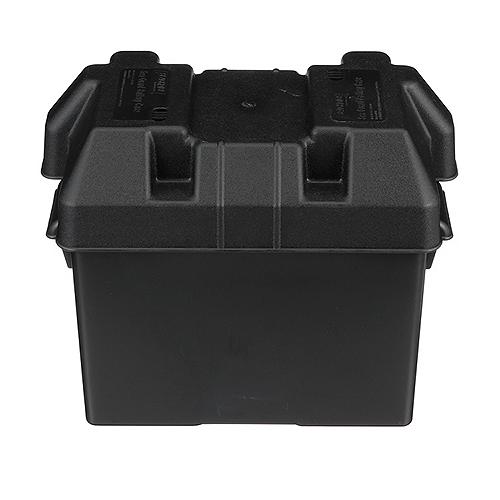 SeaChoice USCG-Approved Marine Group 24 Series Standard Battery Box with Strap &amp; Mounting Kit.