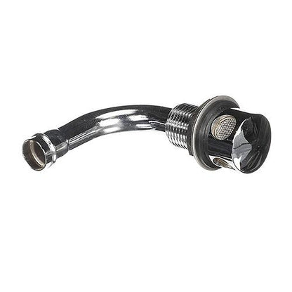 SeaChoice Thru Hall Fuel Tank Vent, Chrome-Plated Brass, 5/8 in., 90 Degree.