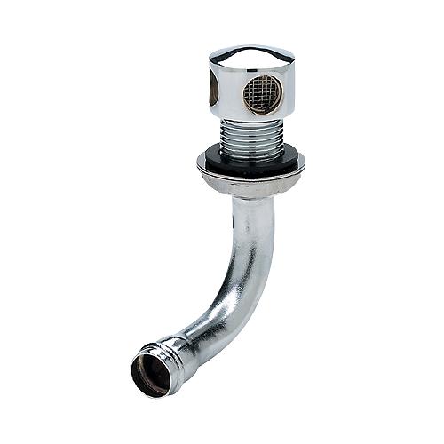 SeaChoice Thru Hall Fuel Tank Vent, Chrome-Plated Brass, 5/8 in., 90 Degree.