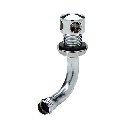 SeaChoice Thru Hall Fuel Tank Vent, Chrome-Plated Brass, 5/8 in., 90 Degree.