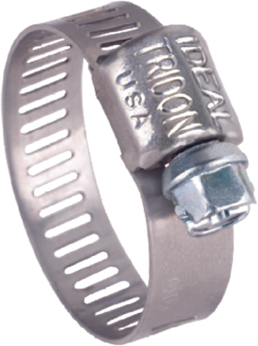 SeaChoice Stainless-Steel Mini Hose Clamps, 5/16" Band, Size #10