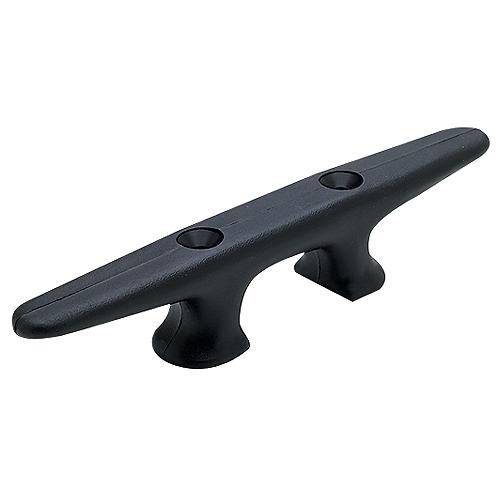 SeaChoice Black Nylon Cleat, 10" Inch, 1" Inch Max Rope Size.