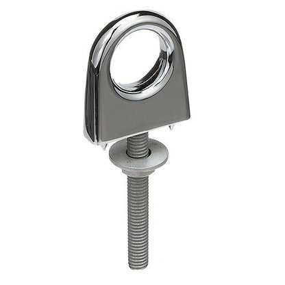 SeaChoice 33531 Single Shank Bow Eye for Tow Lines or Boat Trailer Winch Hook, 3 in. Shank, 1 in. Eye Diameter.