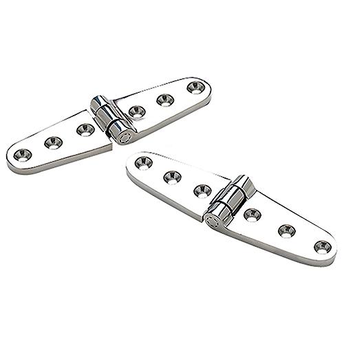 MarPac Stainless Steel Strap Hinges. (1 Pair Per Pack) 6-3/8" x 1".