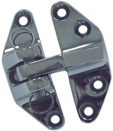 SeaChoice Chrome Plated Brass Hatch Hinge 2-7/8" x 1-1/4" Inch.