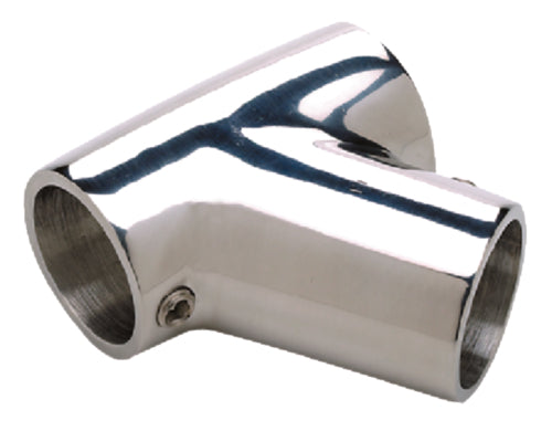 SeaChoice Rail Fitting Tee 60 Degree for 7/8" OD Tubing.