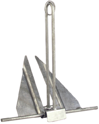 SeaChoice 41620 Hot Dipped Galvanized Utility Anchor, Size 10E