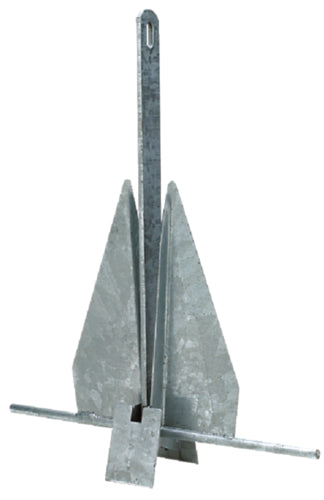 SeaChoice 41710 Hot Dipped Galvanized Deluxe Anchor, Size 4S 4 Pound - Boat 12' to 16'.