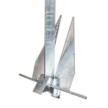 SeaChoice Hot Dipped Galvanized Deluxe Anchor Size 8S 17' to 24' Boat.