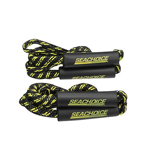 SeaChoice Dock Line Bungee 6' - 9' Foot, Double-Braid, Pack of 2.