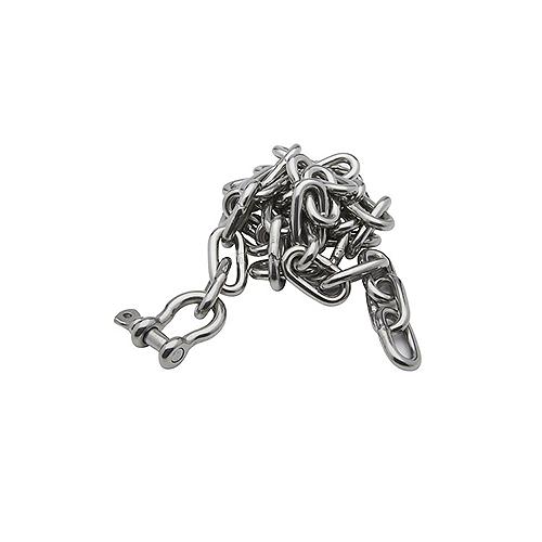 SeaChoice 44143 Stainless Steel Anchor Lead Chain, 5/16" x 5', 3/8" Shackle.