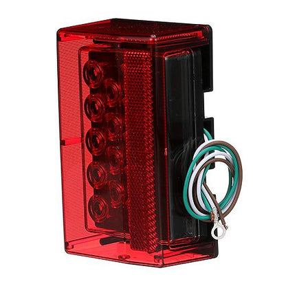 SeaChoice Submersible LED Trailer Light, 7 Function, - Left Side 12 Volt.