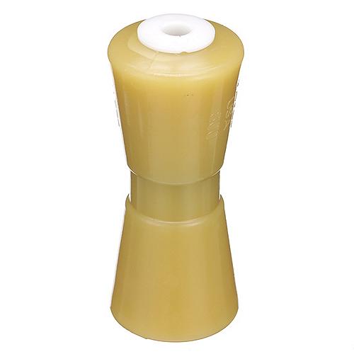 SeaChoice 56420 8" Non-Marking TP Yellow Rubber Keel Roller with 5/8" ID Hole.