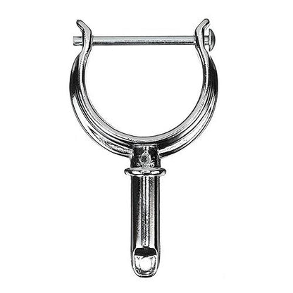 SeaChoice Top-Mount Rowlock Horns Set, Chrome-Plated Zinc, Includes 2 Rowlocks w/ Locking Pins.