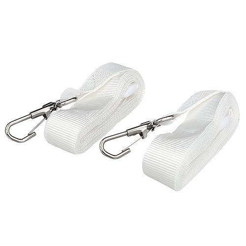 SeaChoice 78801 Bimini Top Straps Adjustable to 96" (2 Per Pack) - White.