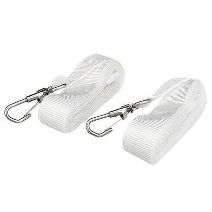 SeaChoice 78801 Bimini Top Straps Adjustable to 96" (2 Per Pack) - White.