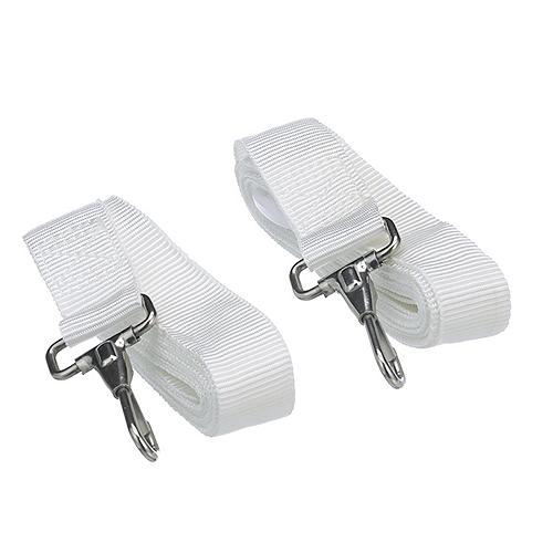 SeaChoice 78801 Bimini Top Straps Adjustable to 96" (2 Per Pack) - White.