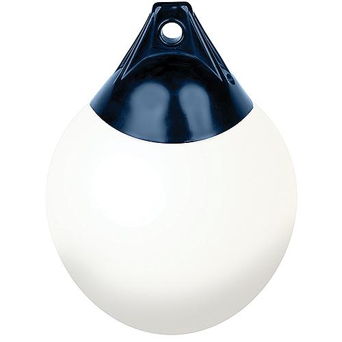 SeaChoice Commercial Grade Round Buoy, 12" Inch - White.