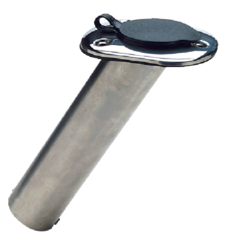 SeaChoice Stainless Steel 30 Degree Rod Holder with Cap.