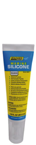 SeaChoice Silicone Sealant Clear 2.8 Ounce.