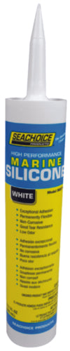 SeaChoice Silicone High Performance Sealant White 10 Ounce