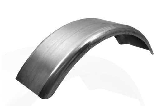WaterLand Galvanized Round Single Axle Fender - 9" x 10" x 27".