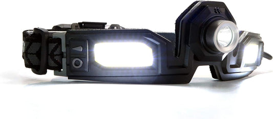 STKR FLEXIT Headlamp PRO Halo Lighting, Rechargeable - 650 lumens