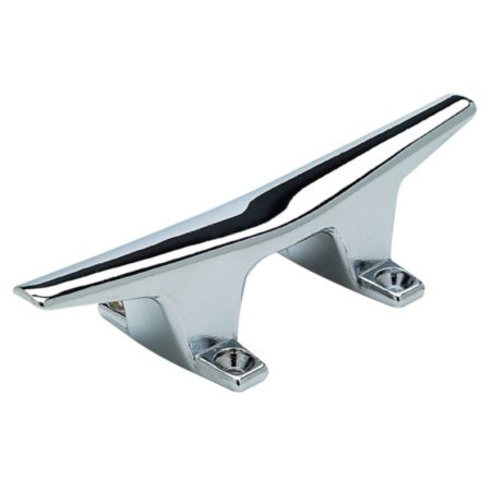 Shoreline Marine SL52135 Zamak Cleat 4-1/2" Inch Chrome Plated.