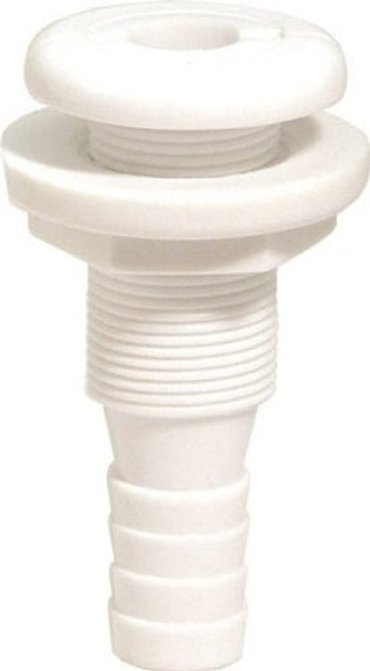 Shoreline Marine Thru-Hull Fitting 3/4" Inch - White.