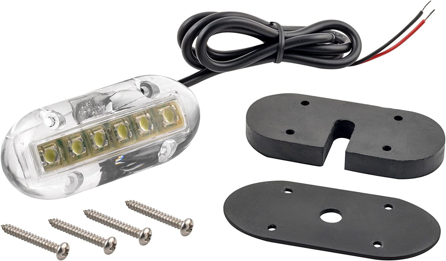 ShoreLine Marine SL92552 White LED Under Water Light 3" Inch 12 Volt.