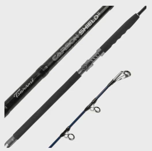 Tsunami TSCSHDBCII701MH-B Carbon Shield II Boat Conventional Rod 7' 30-50lb.