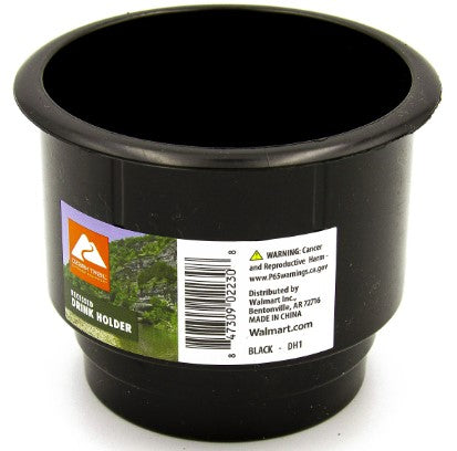 Shoreline Marine Recessed Cup Holder - Black