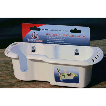 Shoreline Marine SL76642 Gear Caddy Large W/Suction Cups 5" x 12" White.