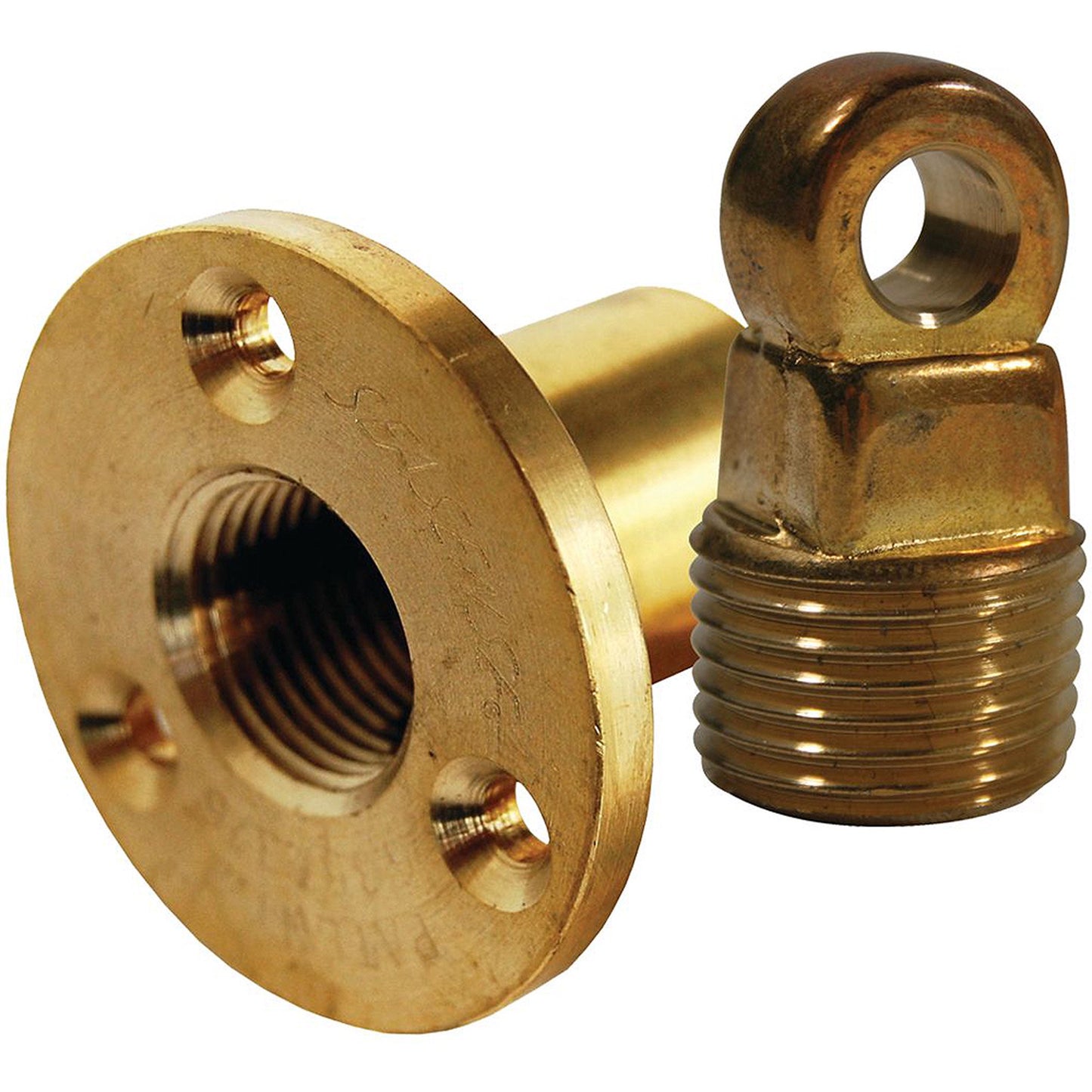 Shoreline Marine 1/2" Inch Brass EZ-In One-Way Garboard Drain Plug Kit.