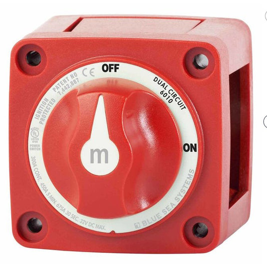 Blue Sea 6010 M-Series (MINI) Battery Switch - Dual Circuit.