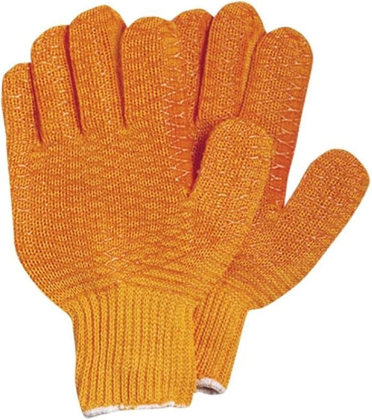Promar Honeycomb Super Grip Orange Fishing Glove, Orange Medium