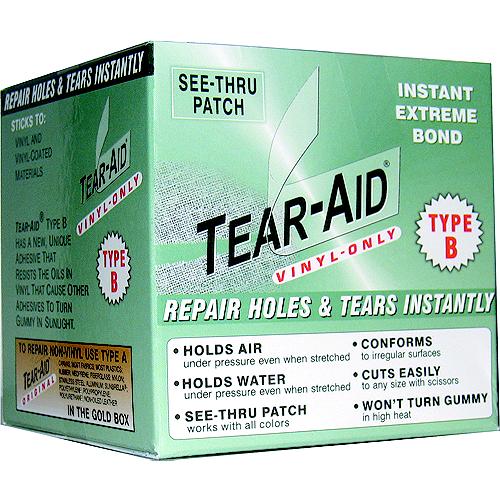 Tear-Aid® Vinyl Repair Patch Kit.