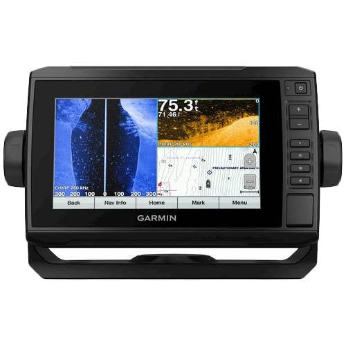 Garmin - ECHOMAP Plus 74sv 7" Fish Finder/Chartplotter Combo GPS - Black