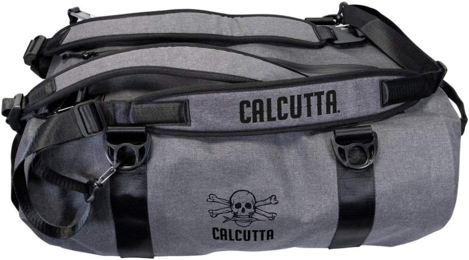 Calcutta Traveler Duffel Bag with Shoulder straps waterproof Gray Heather 24"x17"9'"