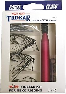 Eagle Claw TROKAR Finesse Rigging KIT, Multi, One Size, (TKNKIT)