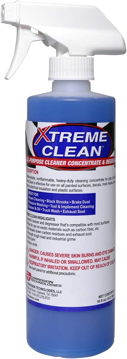 CorrosionX Xtreme Clean Cleaner - Degreaser 24103, 16 Ounce.