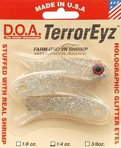 D.O.A. Rigged 1/4oz Regular TerrorEyz Soft Bait Lure